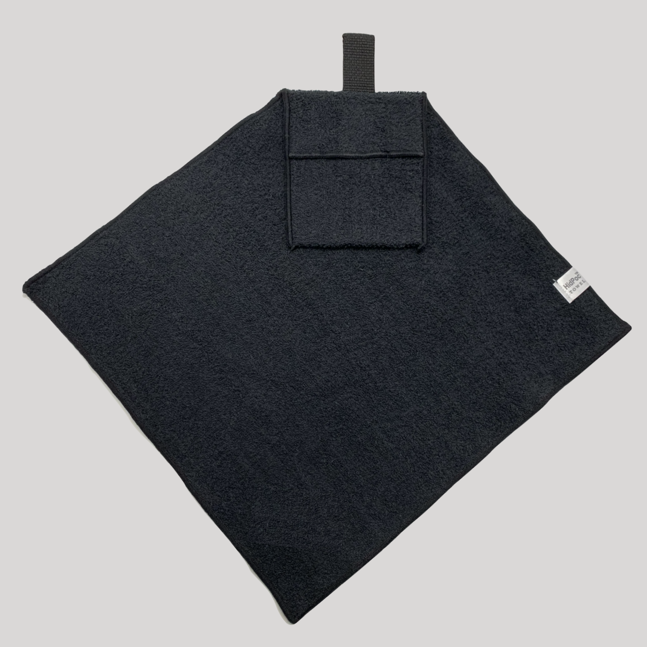 Black HidPoc™ Golf Towel