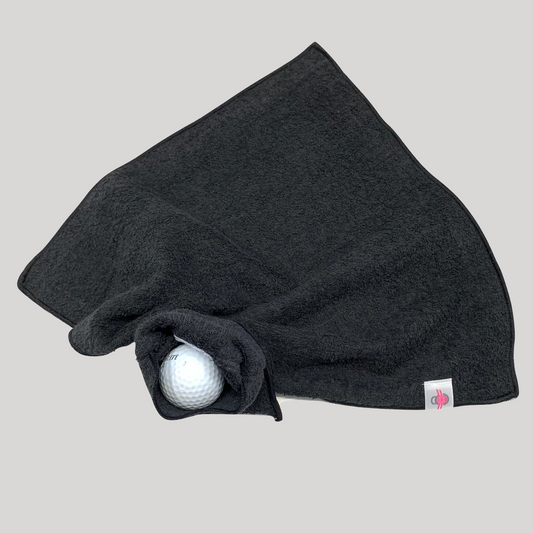 Black HidPoc™ Golf Towel