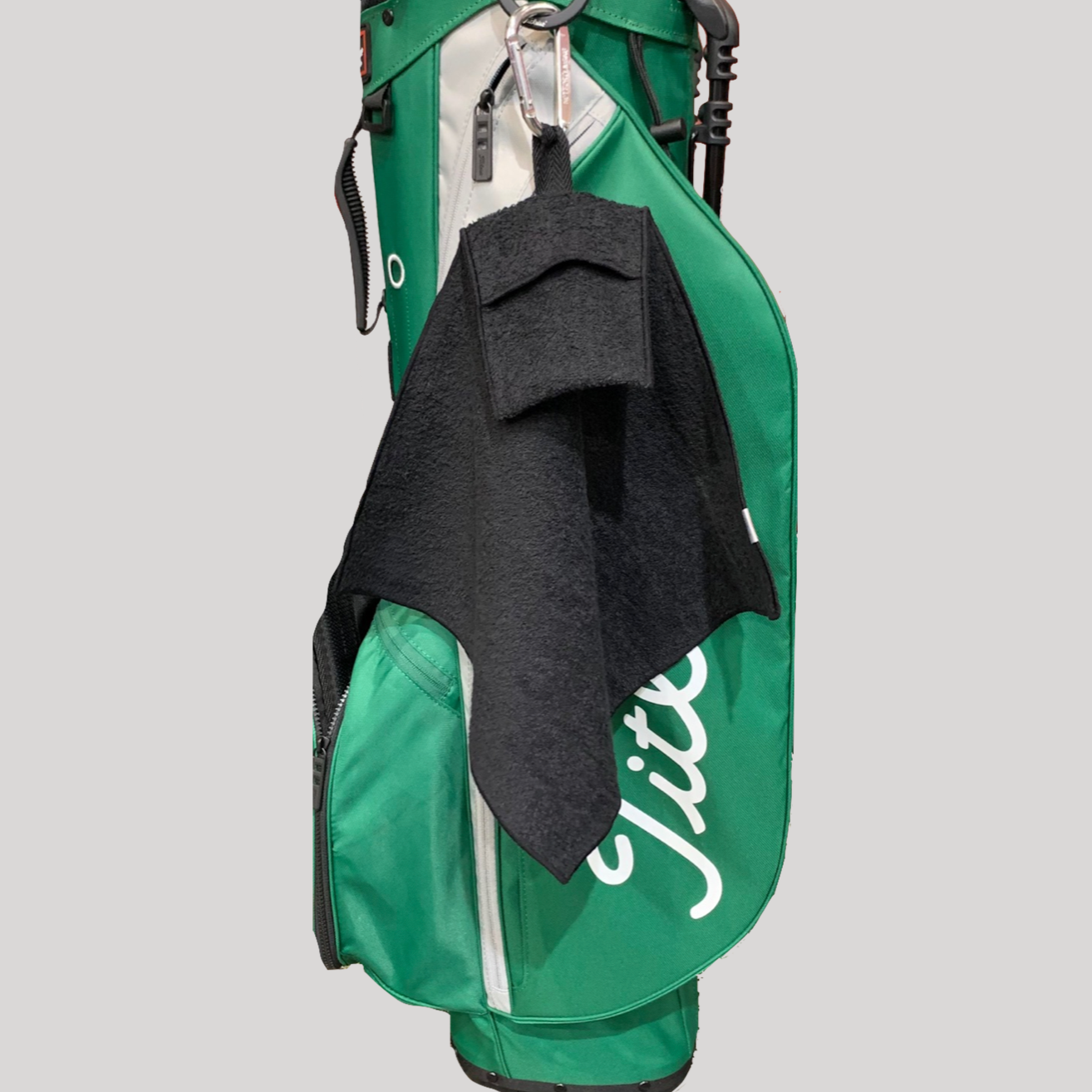 Black HidPoc™ Golf Towel