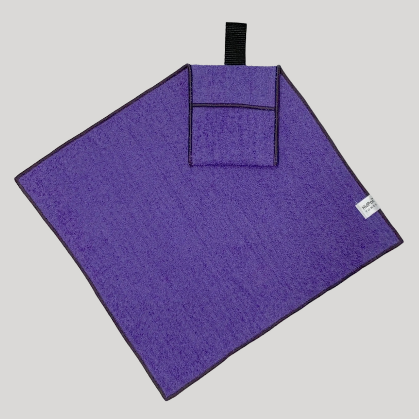 Purple HidPoc™ Golf Towel