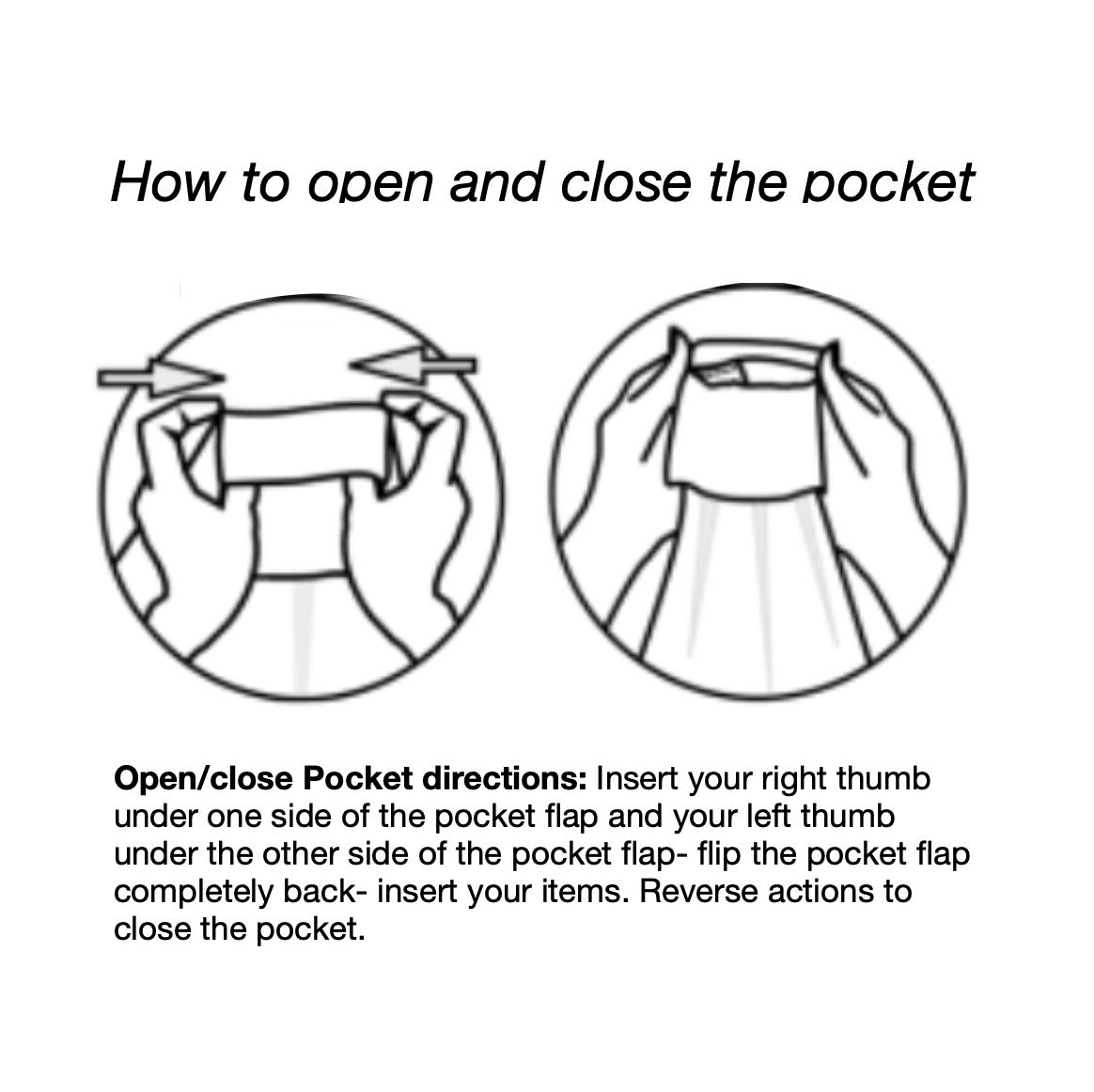 Red HidPoc™ Wearable Towel
