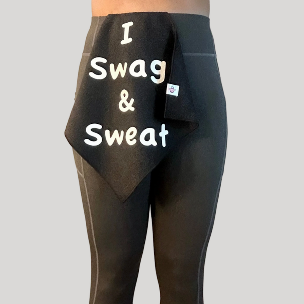 I Swag & Sweat HidPoc™ Wearable Towel with a Hidden Pocket